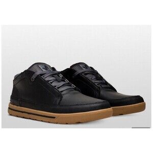 Forsake Phil Chukka Casual Shoes Sneakers Men 9.5 Black Leather Oxfords Lace Up